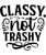 Classy, not trashy-01 Poster Canvas Movie Film Print A0 A1 A2 A3 A4 A5 A6 Art Wa