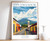 1_San Salvador Print, San Salvador Travel Poster, El Salvador Travel Poster, Car