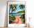 2_Trinidad and Tobago Travel Poster, Trinidad and Tobago Print, South America Tr