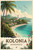 Captivating Kolonia Micronesia Travel Poster - Tropical Island Art Print Poster