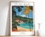 1_Ocho Rios Print, Ocho Rios Travel Poster, Jamaica Travel Poster, Caribbean Pri