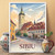 Captivating Sibiu Romania Travel Poster - Historic Cityscape Art Print Poster Ca