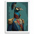Peacock General Art Print Vintage Portrait Animal Wall Art Poster Peacock Print
