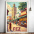 Captivating Fez Morocco Travel Poster - Exotic Medina Watercolor Art Print Poste