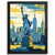 Statue Of Liberty Wall Art Print Bright Colours Painting Poster Print Picture (3