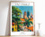 3_Sao Paulo Print, Sao Paulo Travel Poster, Brazil Travel Print, Tropical Decor,