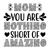 mom you are nothing short of amazing-01 (2) Poster Canvas Movie Film Print A0 A1