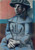 Pablo Picasso - Girl in a Hat with Her Hannds Crossed 1921 Poster Canvas Movie F