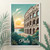 Breathtaking Pula Croatia Travel Poster - Ancient Arena Watercolor Art Print Pos