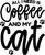 All I Need Is Coffee And My Cat (2) Poster Canvas Movie Film Print A0 A1 A2 A3 A