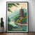 Captivating Changsha China Travel Poster - Stylized Yuelu Mountain Art Print Pos