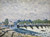 Alfred-Sisley-Molesey-Weir-Hampton-Court Poster Canvas Print Art Painting Decor