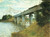 Monet- The Railway Bridge,Argenteuil (2) Poster Canvas Movie Film Print A0 A1 A2