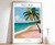 2_Negril Print, Negril Travel Poster, Jamaica Travel Poster, Caribbean Print, Tr