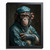The Doctor Chimp Painting Monkey As A Surgeon Portrait Animal Wall Art Print (2)