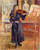 Studying-the-Violin-by-Berthe-Morisot-1893 Poster Canvas Movie Film Print A0 A1