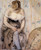 Edouard Manet - Woman Fastening Her Garter - 1878 - 1879 Poster Canvas Movie F
