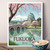 Fukuoka Japan Scenic Travel Poster - Ohori Park & Hakata Ramen Art Print Poster