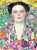Detail of portrait of Eugenia Primavesi-Klimt 1913-14 Art Gallery Poster Canvas