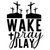 wake pray jlay-01 Poster Canvas Movie Film Print A0 A1 A2 A3 A4 A5 A6 Art Wall D