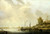 CUYP, Aelbert - A River Scene with Distant Windmills Poster Canvas Print Art Pai