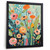 Poppy Flower Wall Art For Lounge Colourful Meadow Flowers Poster Floral Print (1