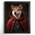 Shiba Inu Art Print Reneiscance Portrait Of Shiba Inu Animal Wall Art Dog Poster
