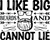 I like big beards and cannot lie Poster Canvas Movie Film Print A0 A1 A2 A3 A4 A