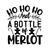Ho Ho Ho and a Bottle of Merlot Poster Canvas Movie Film Print A0 A1 A2 A3 A4 A5