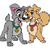 Lady and the Tramp (43) PNG Poster Canvas Movie Film Print A0 A1 A2 A3 A4 A5 A6