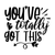 You ve Totally Got This Poster Canvas Movie Film Print A0 A1 A2 A3 A4 A5 A6 Art