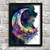 Rainbow Crescent Moon Poster Canvas Movie Film Print A0 A1 A2 A3 A4 A5 A6 Art Wa