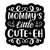 Mommy s Little Cute-eh Sticker Design-01 Poster Canvas Movie Film Print A0 A1 A2