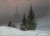FRIEDRICH, Caspar David - Winter Landscape with Church Poster Canvas Movie Film