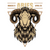 Aries zodiac illustration Poster Canvas Movie Film Print A0 A1 A2 A3 A4 A5 A6 Ar