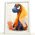 Dino Colourful Art Print Nursery Wall Art Framed Dinosaur Animal Dino Print (1)