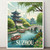 Captivating Suzhou China Travel Poster - Classical Gardens and Canals Art Print