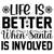 Life is better when santa is involved-01 Poster Canvas Movie Film Print A0 A1 A2