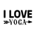 i love yoga-01 Poster Text for you Canvas Print A0 A1 A2 A3 A4 A5 A6 Art Wall De
