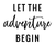 Let the adventure begin_cut Poster Canvas Movie Film Print A0 A1 A2 A3 A4 A5 A6