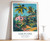 1_Suriname Print, Suriname Travel Poster, South America Wall Travel Print, Tropi