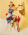 Pin-Up-Girls-ver2 Poster Canvas Movie Film Print A0 A1 A2 A3 A4 A5 A6 Art Wall D
