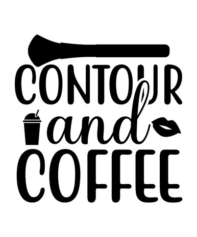Contour and coffee-01 Poster Canvas Movie Film Print A0 A1 A2 A3 A4 A5 ...