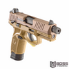 FN America - 502 Tactical 22LR 4.6" threaded barrel FDE - 66-101006 - 845737013332 - Boss Firearms - BossFirearms.com