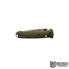 Benchmade - Bailout Woodland Green Aluminum Serrated - 537SGY-1 - 610953188634 - Boss Firearms - BossFirearms.com