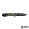 Benchmade - Redoubt Gray & Green Grivory - 430BK - 610953204617 - Boss Firearms - BossFirearms.com