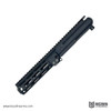 LMT Defense MRP-L compact length 7.25" AR-15 upper receivers right side, showing its modular locking accessory mounting system, M-LOK.