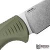 Benchmade - Meatcrafter Dark Olive Santoprene 6" - 15500-04 - 610953211714 - Boss Firearms - BossFirearms.com