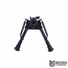 Harris Bipod - Hinged Bipod 6"-9" w/ Larue LT706 QD Mount - S-BRM -LT706-USED-DR - Boss Firearms - BossFirearms.com
