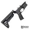 BCM - Complete Widebody Lower Receiver w/MOD-2-SOPMOD Stock - LRG-STK-MOD-2-SPMD-BLK - 812526023926 - Boss Firearms - BossFirearms.com